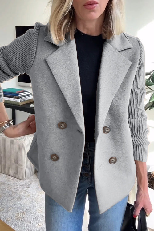Sorelle | Knit-Sleeve Jacket