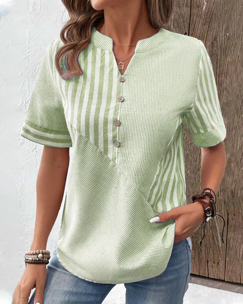 Ava | Striped Blouse