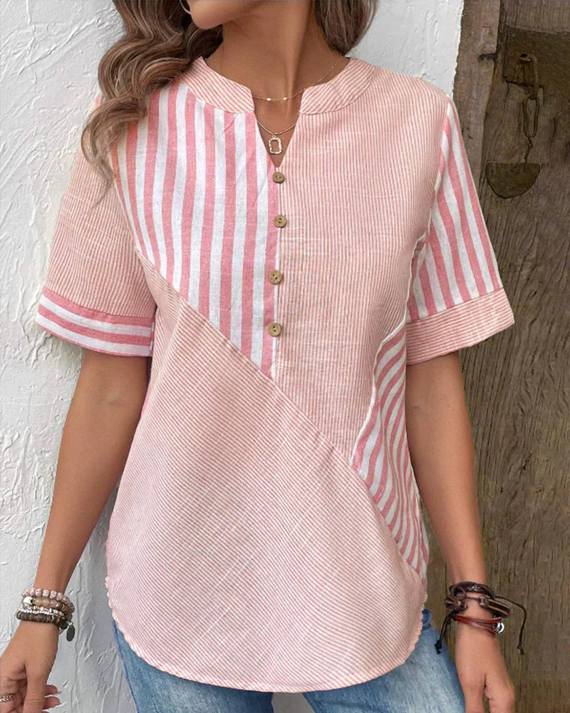 Ava | Striped Blouse