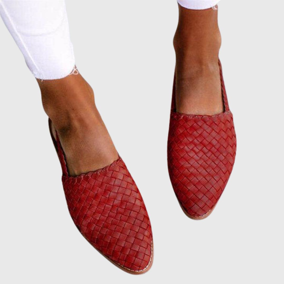 Grace Step | Leather Flats