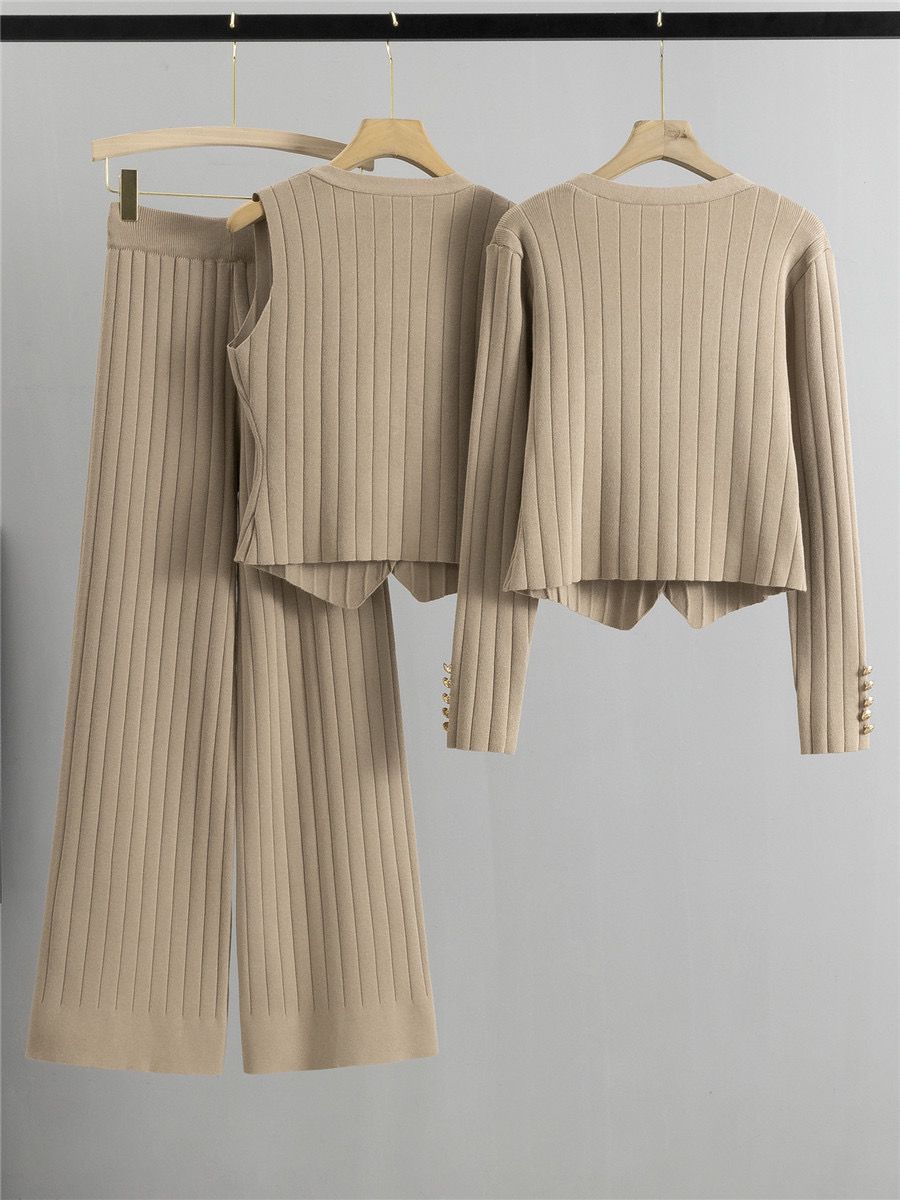 Isabella | Knitted Vest Set