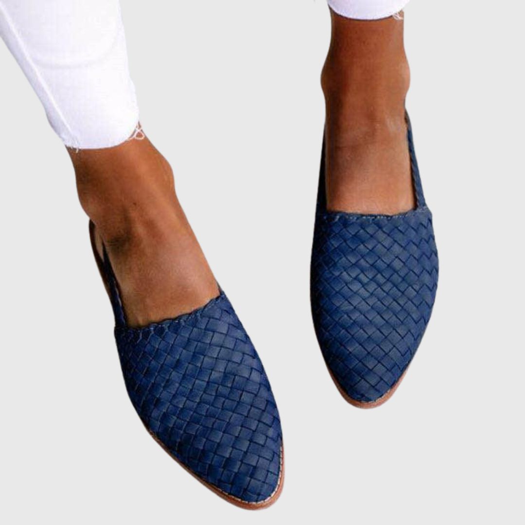Grace Step | Leather Flats