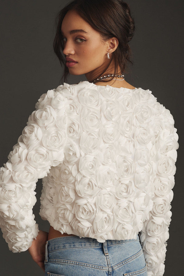 Scarlett | Floral Jacquard Jacket