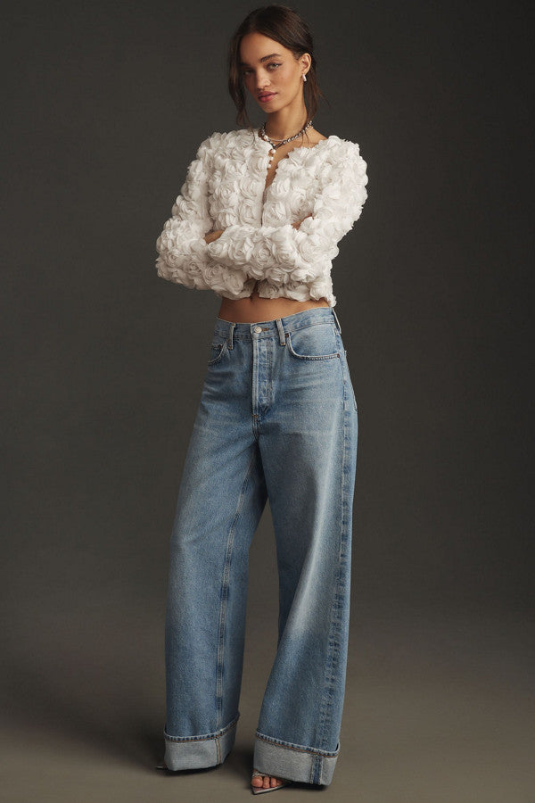 Scarlett | Floral Jacquard Jacket