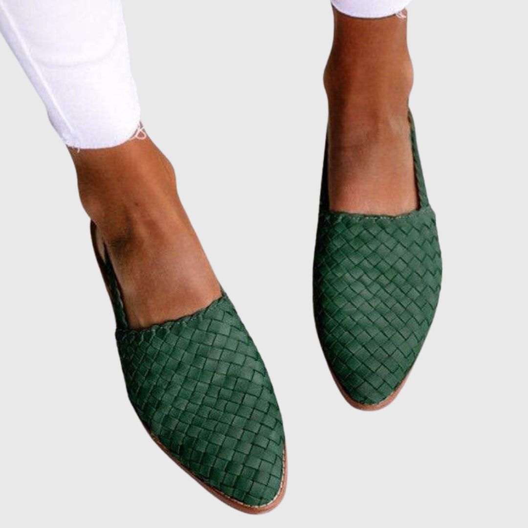 Grace Step | Leather Flats