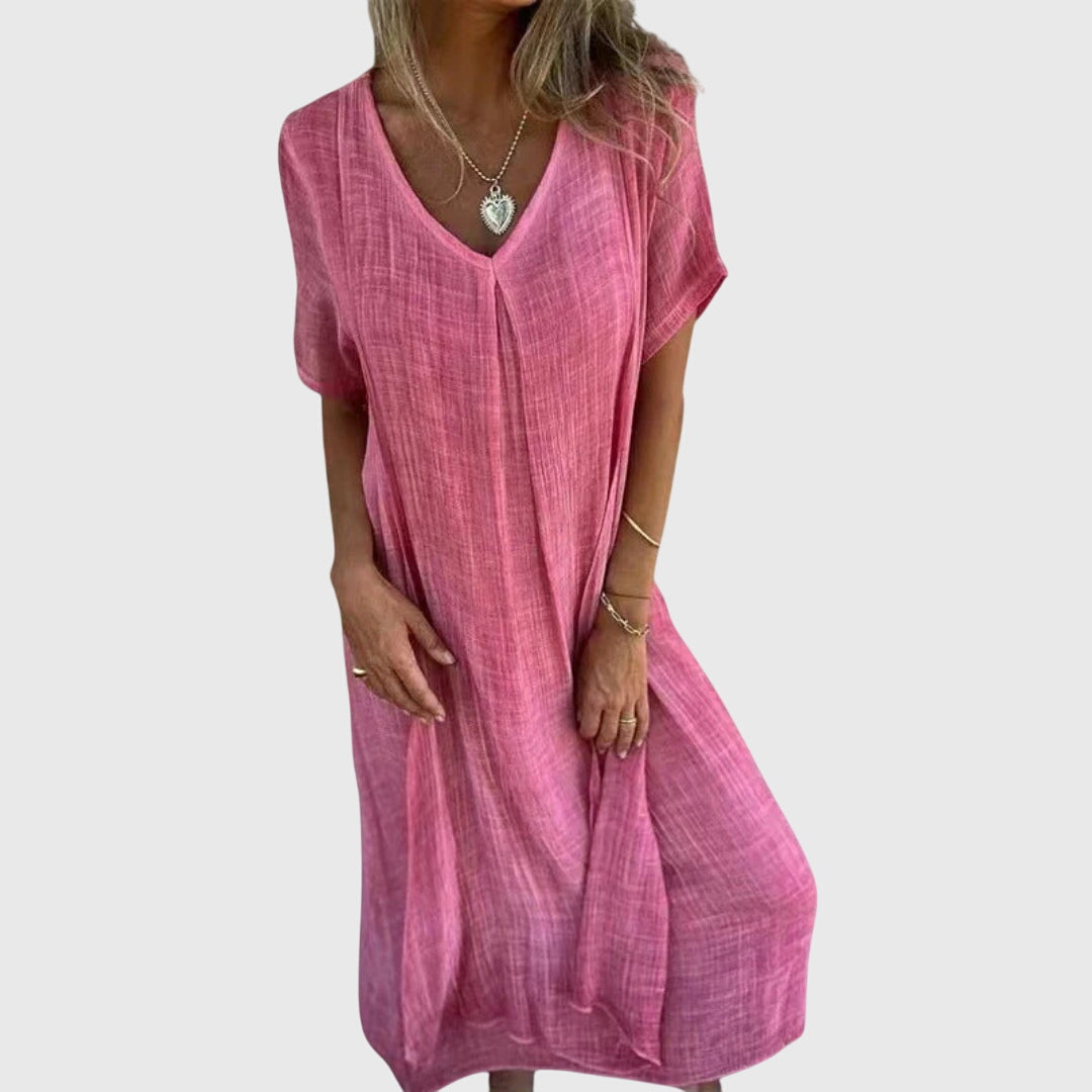 Fiona | Lightweight V-Neck Dress