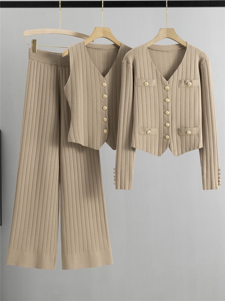 Isabella | Knitted Vest Set