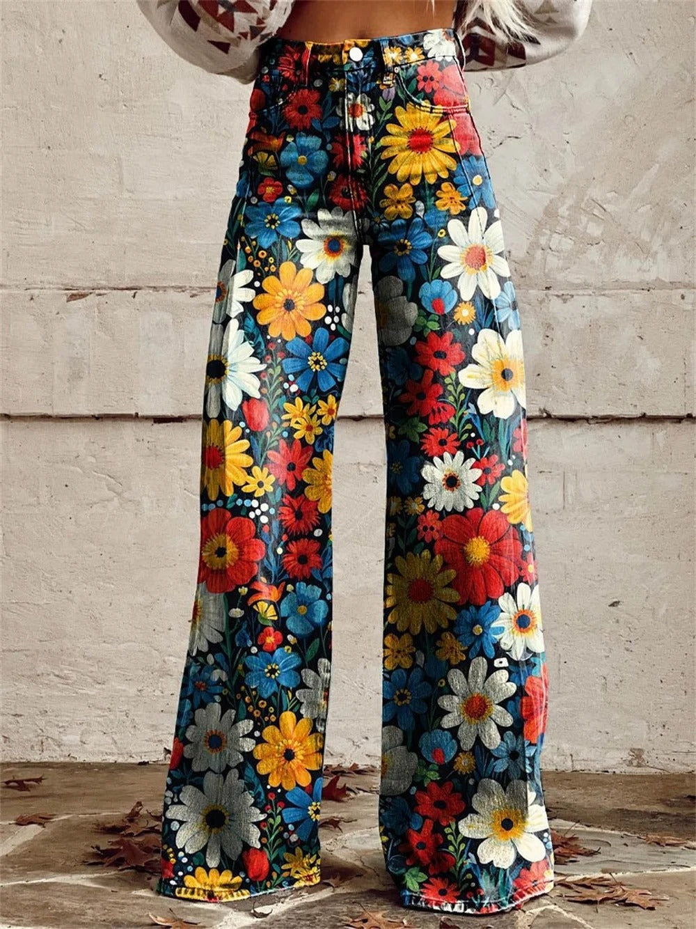 Sophie | Floral Wide Leg Trousers