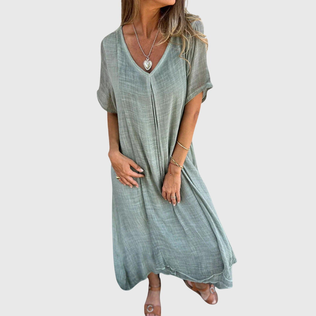Fiona | Lightweight V-Neck Dress