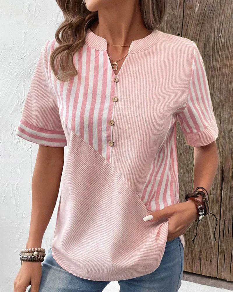 Ava | Striped Blouse