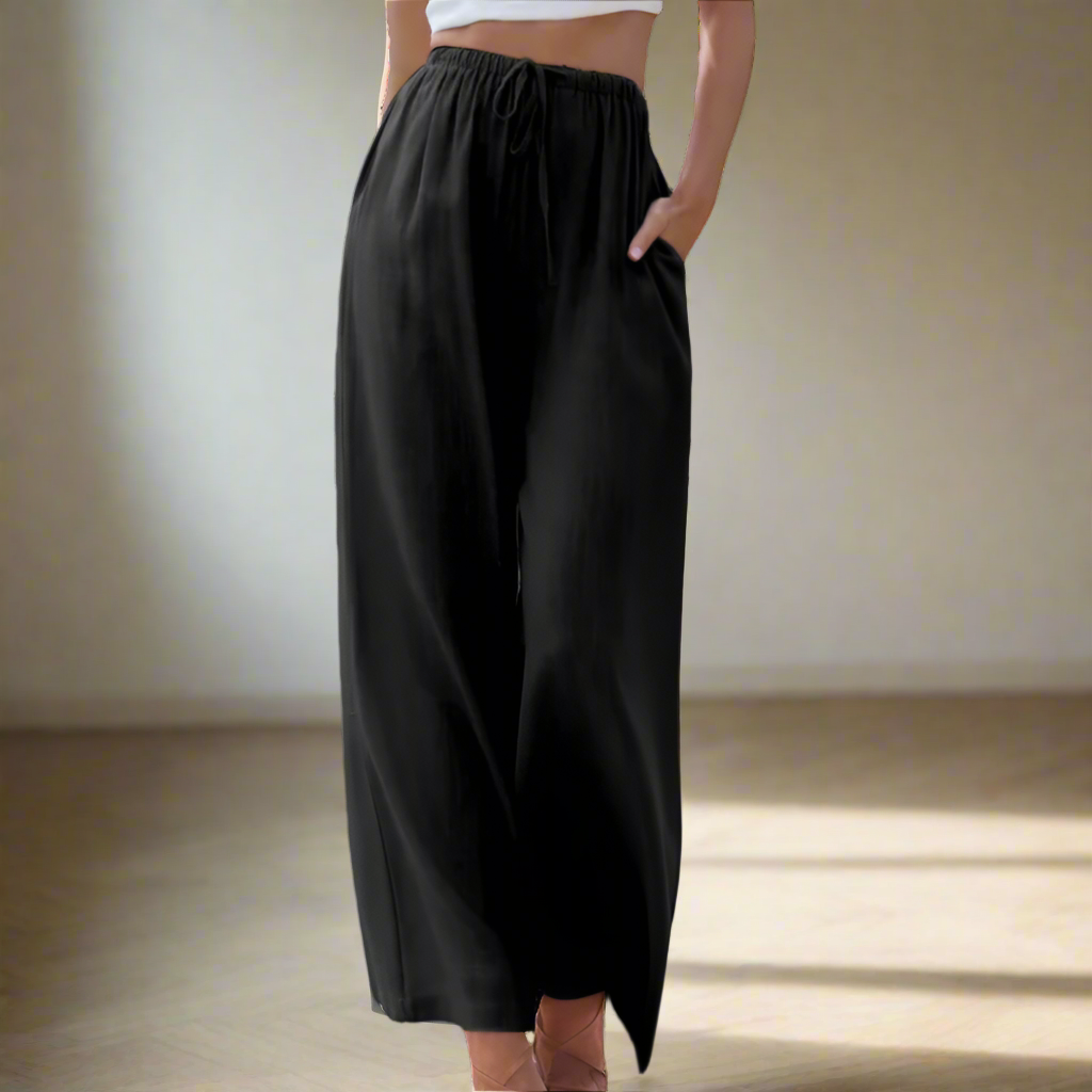 Liam | Cotton &amp; Linen Trousers