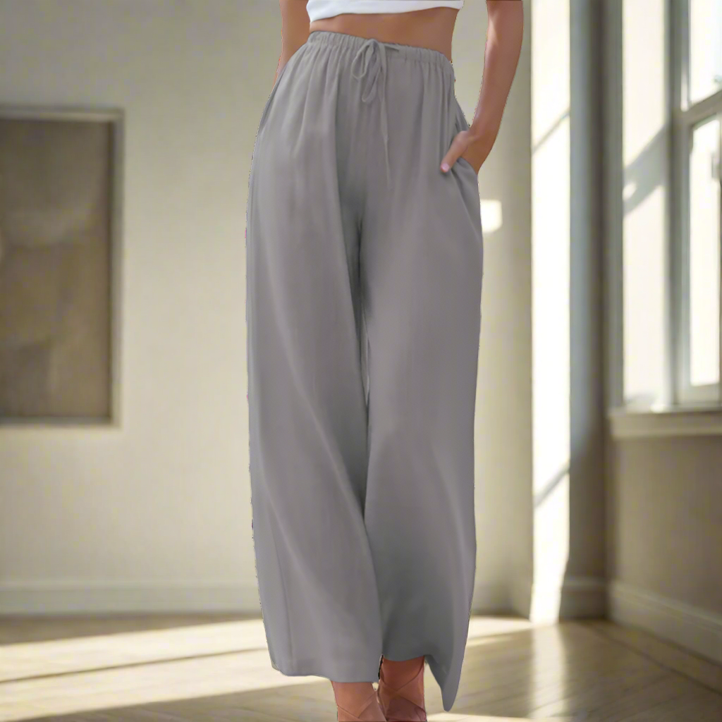 Liam | Cotton &amp; Linen Trousers