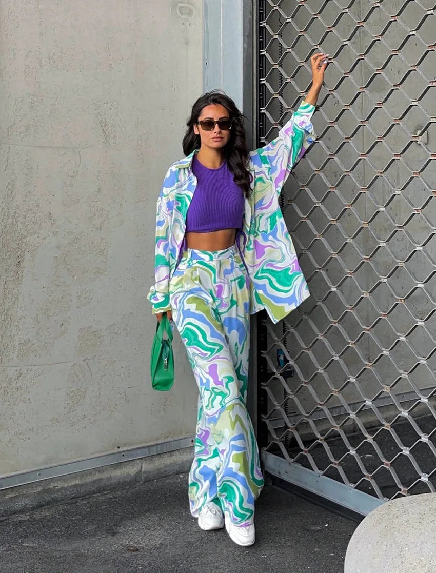 Maya | Vibrant Co-ord Set