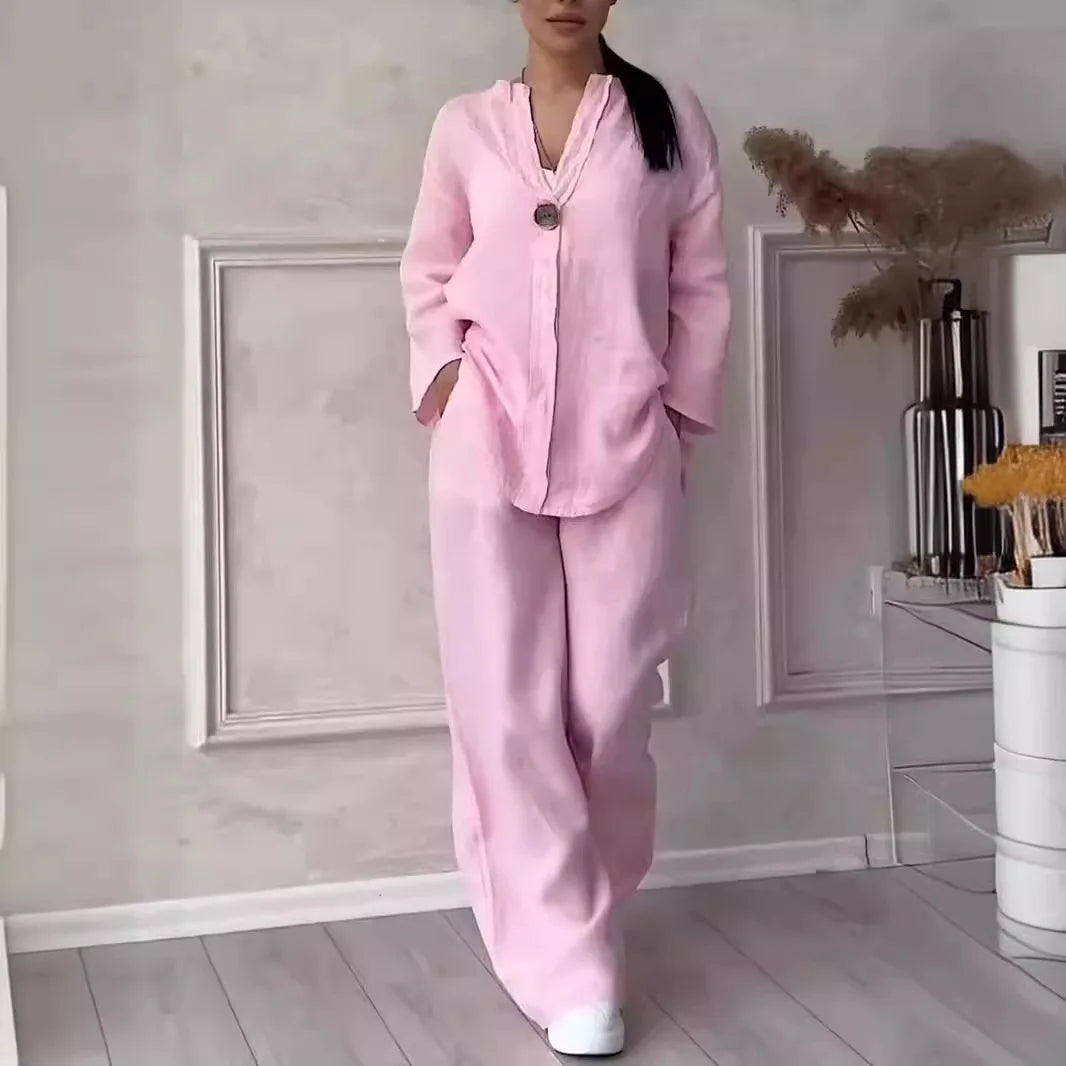 Avery | Casual Linen Set