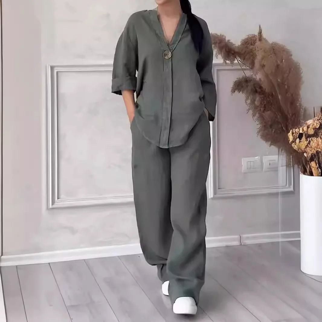 Avery | Casual Linen Set