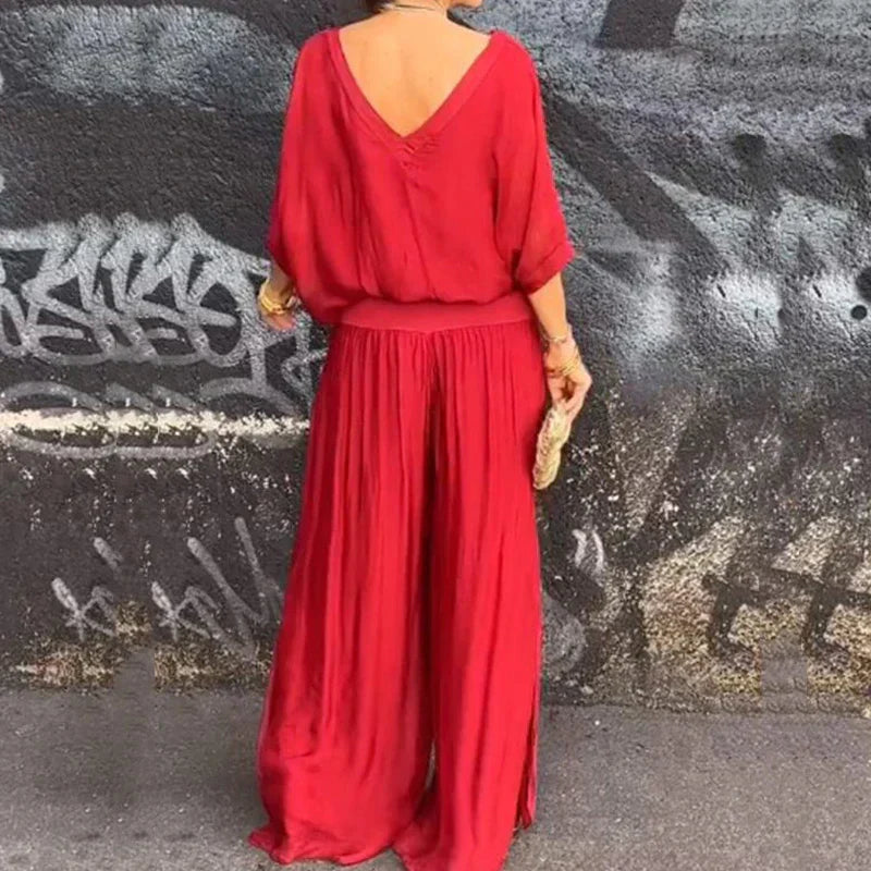 Ella | Chiffon Two-Piece Set