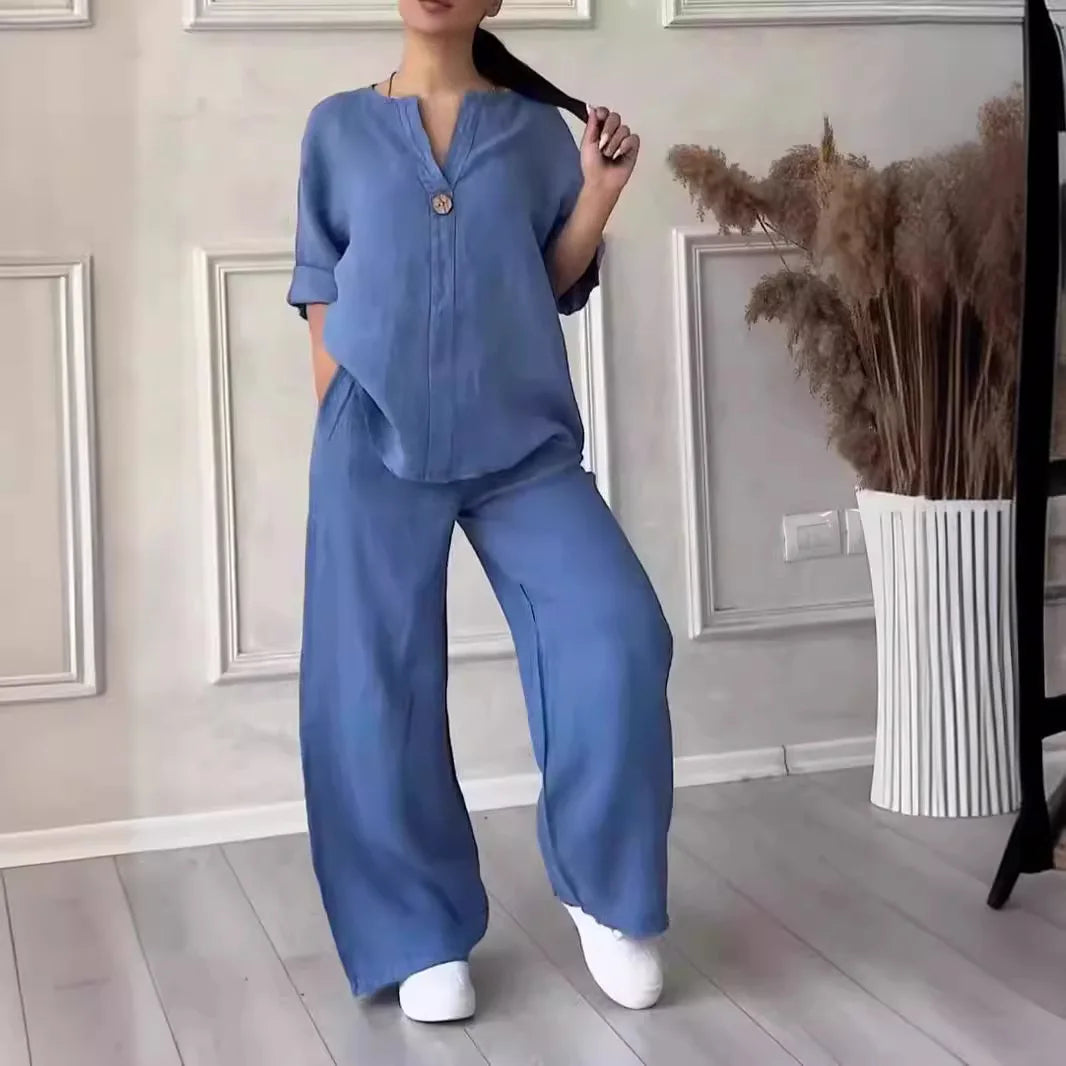 Avery | Casual Linen Set