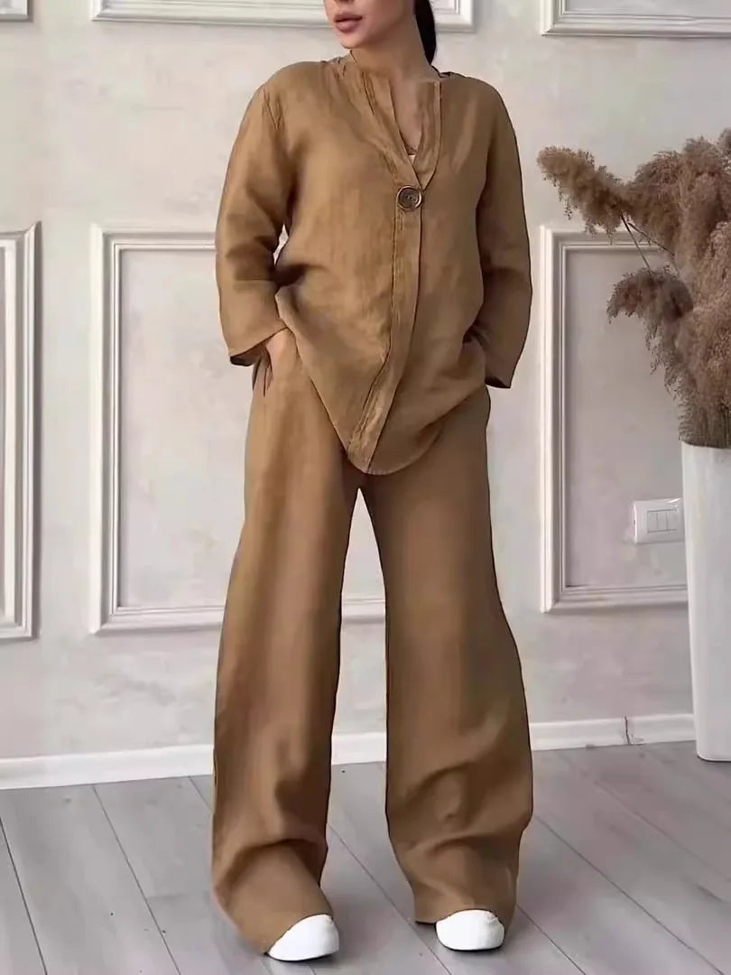Avery | Casual Linen Set