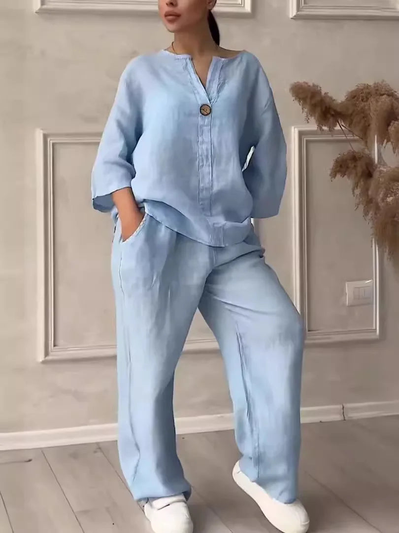 Avery | Casual Linen Set