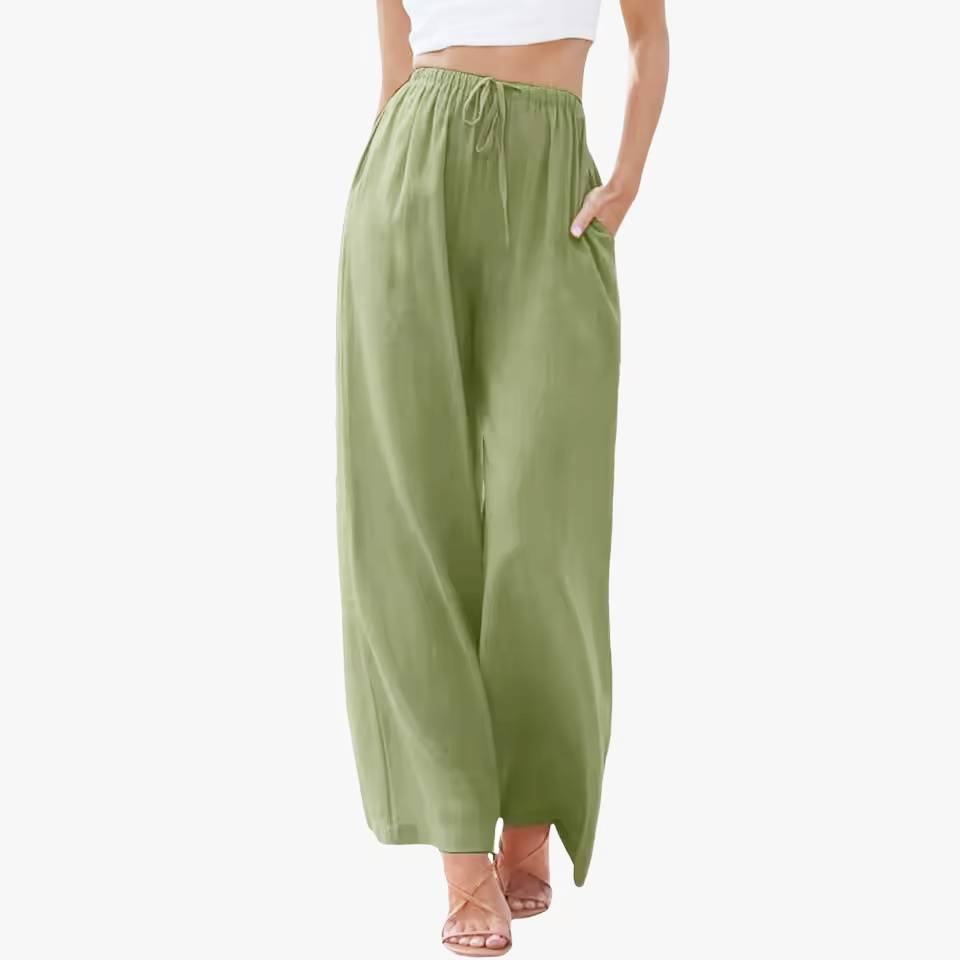 Liam | Cotton &amp; Linen Trousers