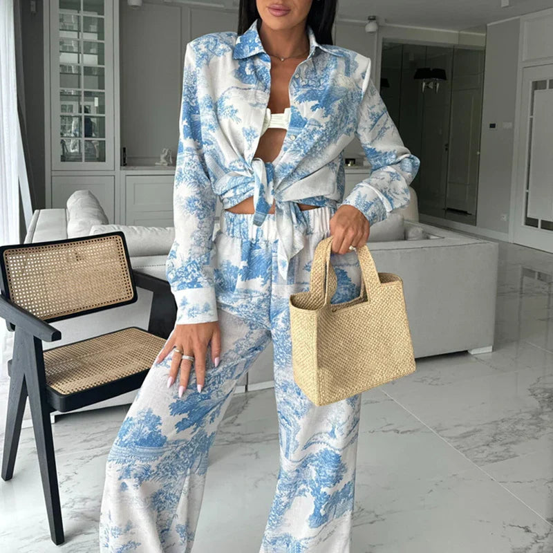 Sophie | Chic Long Sleeve Relaxed Fit Set