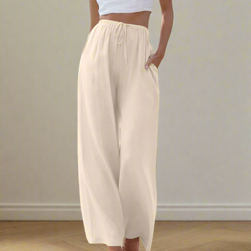 Liam | Cotton &amp; Linen Trousers