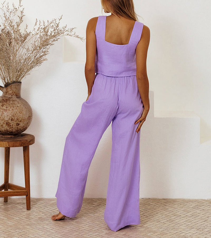 Sophie | Top &amp; Wide-Leg Pants Set