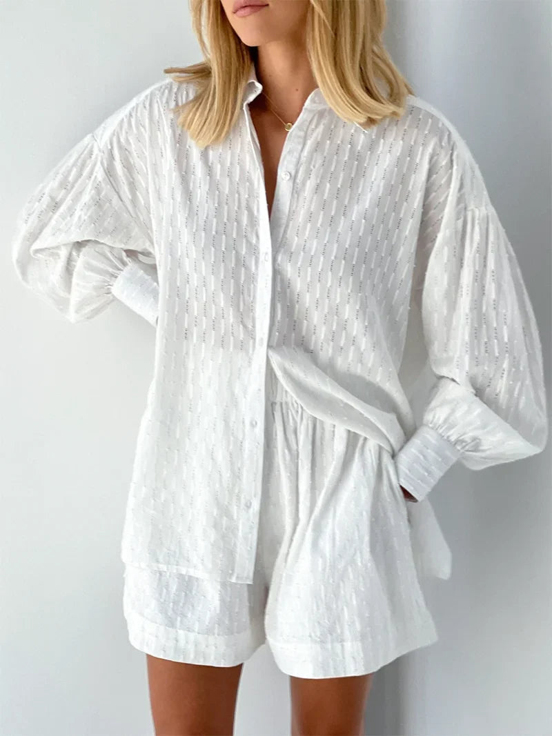 Charlotte | Breezy Shirt & Shorts Set