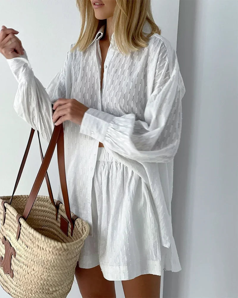 Charlotte | Breezy Shirt & Shorts Set