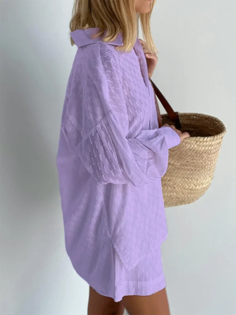 Charlotte | Breezy Shirt & Shorts Set