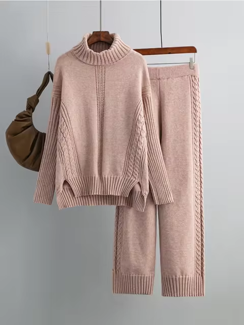 Scarlett | Knit Sweater & Pants Set