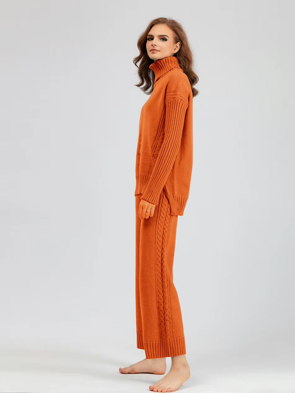 Scarlett | Knit Sweater & Pants Set