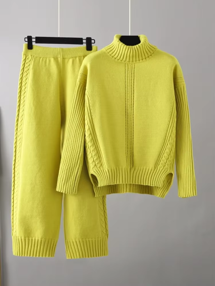 Scarlett | Knit Sweater & Pants Set