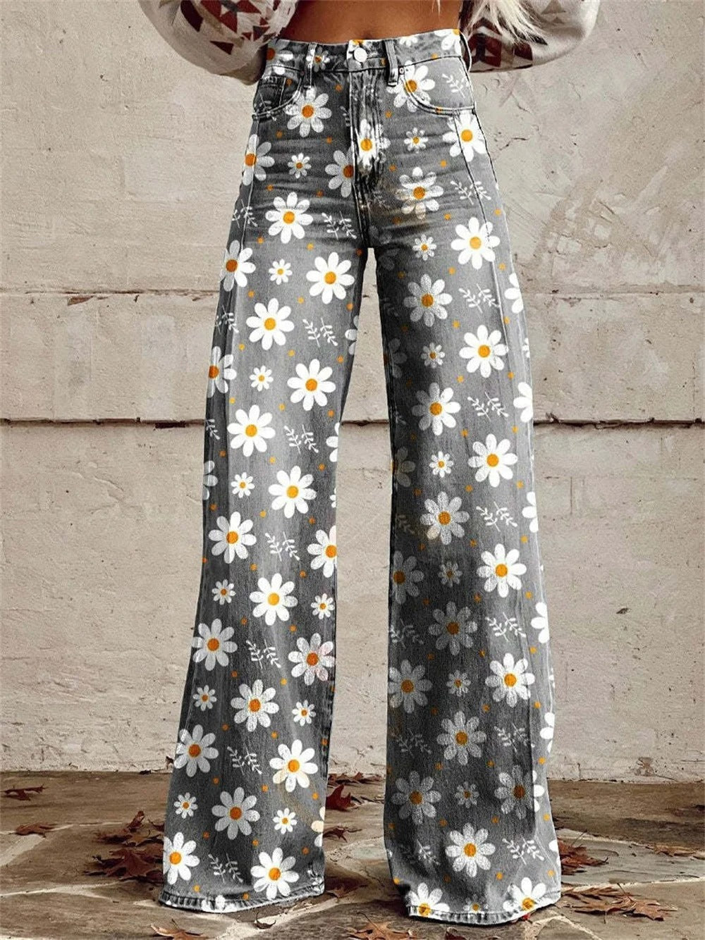 Sophie | Floral Wide Leg Trousers