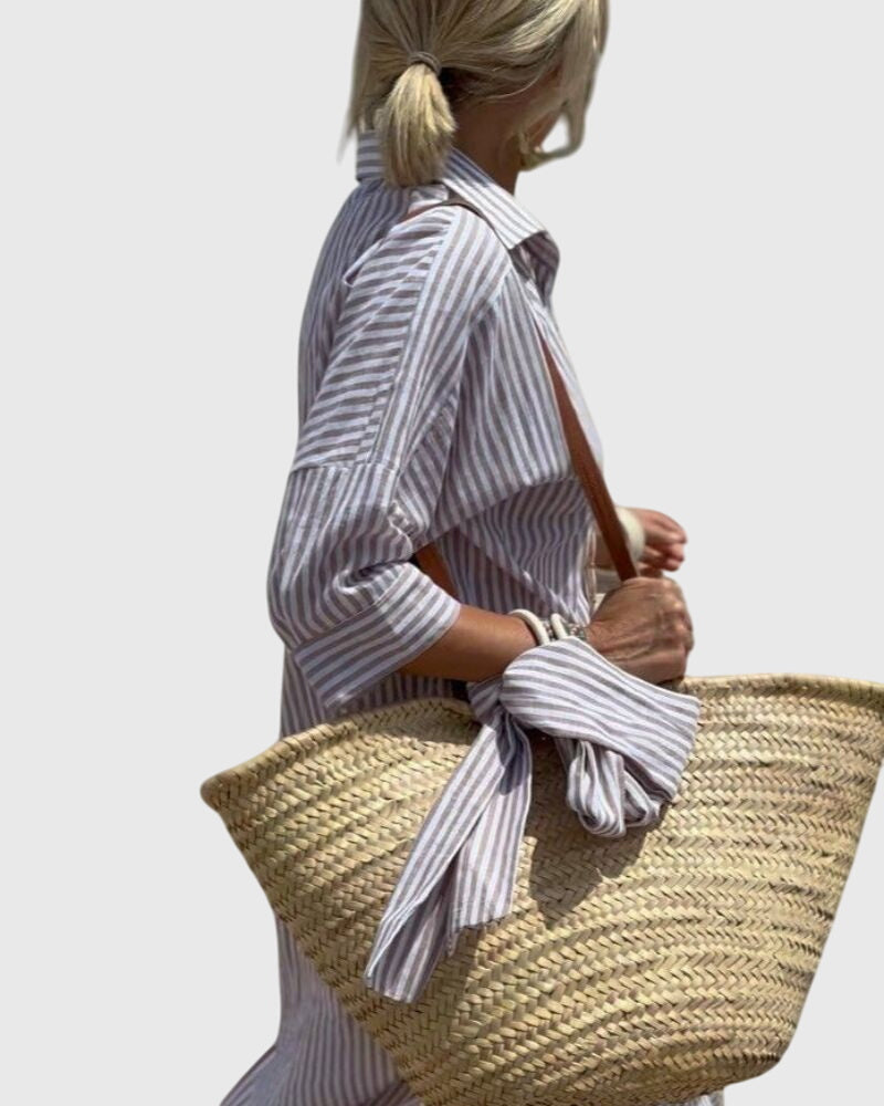 Ellen | Striped Dress