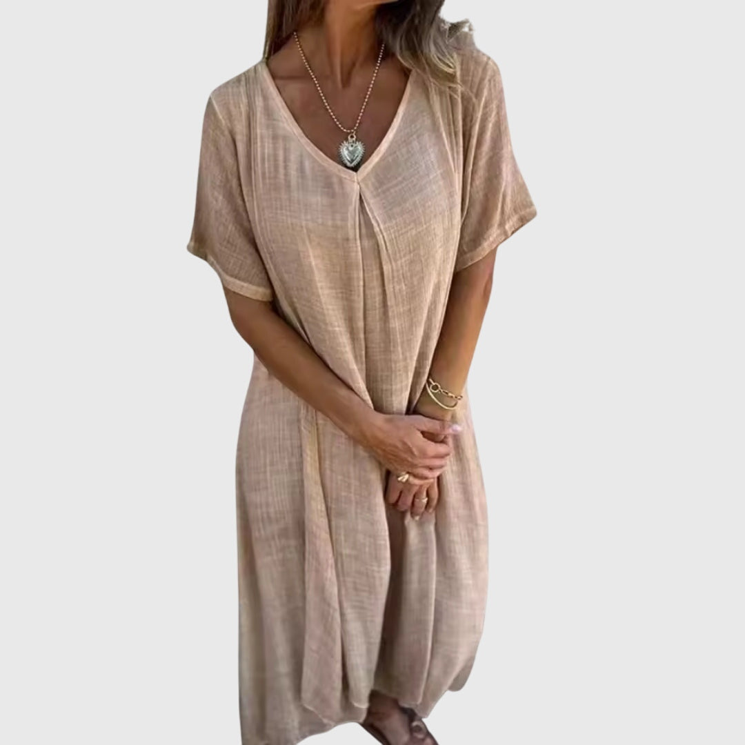 Fiona | Lightweight V-Neck Dress