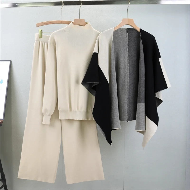 Alyssa | Knitted Three-Piece Set