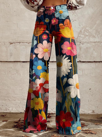 Harper | Floral Wide Leg Pants