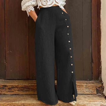 Emily | Cozy Plus Size Wide Leg Lounge Pants