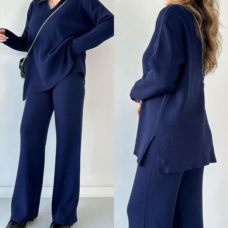 Sophie | Cozy V-Neck Knit Set