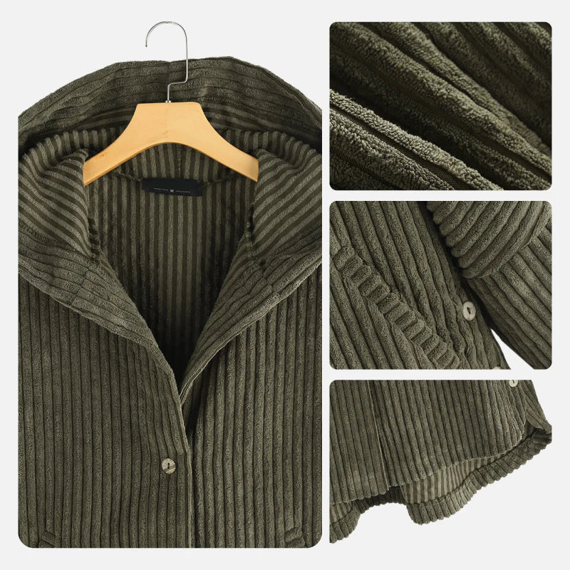 Aria | Ribbed Hooded Jacket